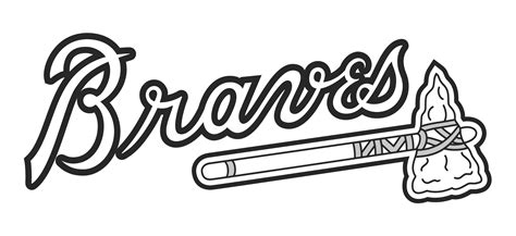 Logo Atlanta Braves Tomahawk png image