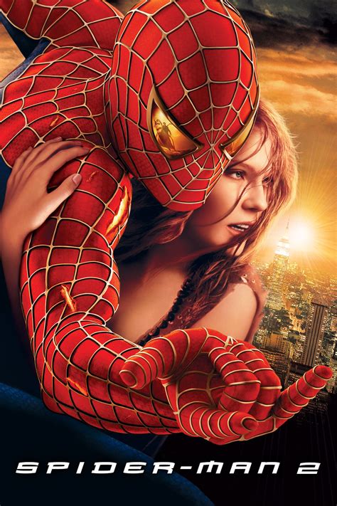 Spider Man 2 Movie Poster Tobey Maguire Kirsten Dunst James Franco