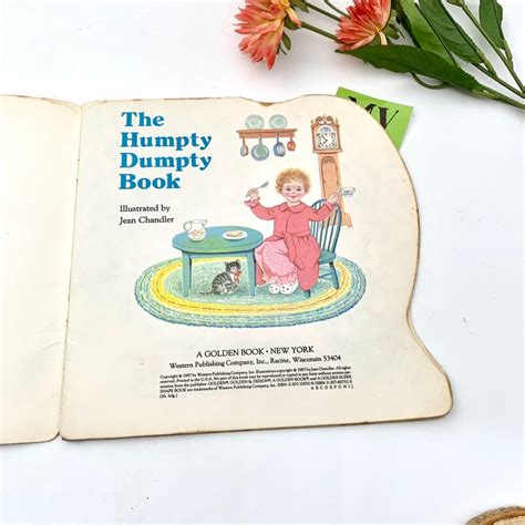 1987 The Humpty Dumpty Book Softcover Book Illustrated By Jean Etsy