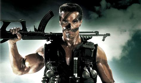 Commando Movie Action Fighting Military Arnold Schwarzenegger