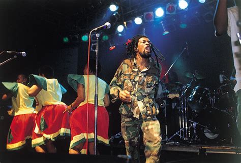 Lucky Dube With His Band And Singers On Stage The South A Flickr