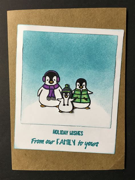 Avery Elle Penguins Christmas Cards Penguins Cards