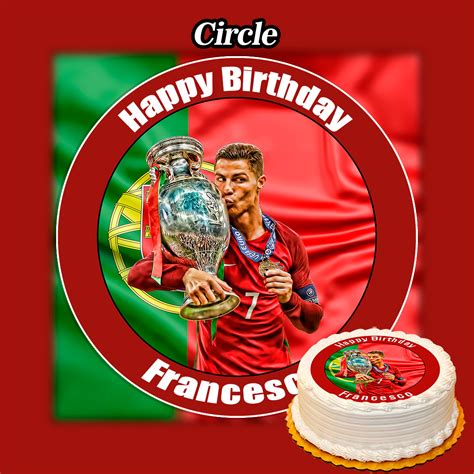 Cristiano Ronaldo Cake Topper Personalised Archives Edible Printed