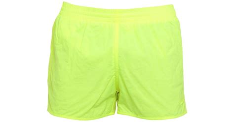 Speedo Synthetic Swim Trunks In Light Yellow Green For Men Lyst