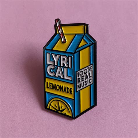 Lyrical Lemonade Enamel Pin Actual Fact Clothing