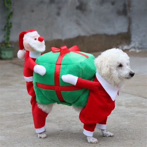 Small Dogs Costume Clothes Little Dogs Overalls Pet Dog Cat Santa T