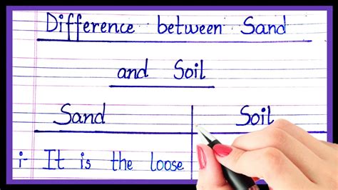 Difference Between Sand And Soildefinition Of Sanddefinition Of Soil