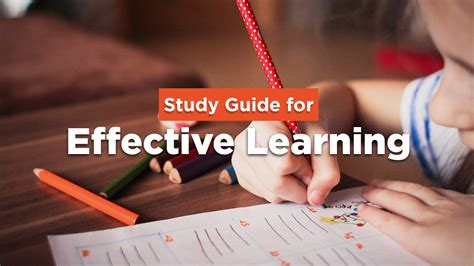 Study Guide For Effective Learning I Am Ted