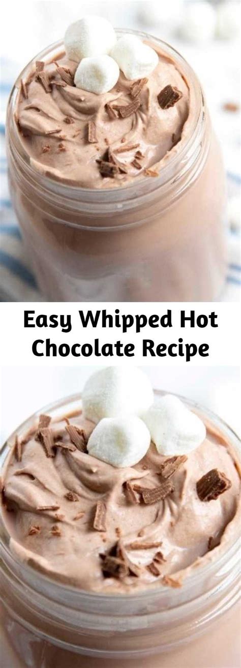 easy whipped hot chocolate recipe mom secret ingrediets