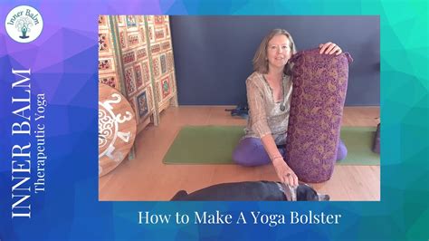 How To Make An Easy No Sew Yoga Bolster Options Youtube
