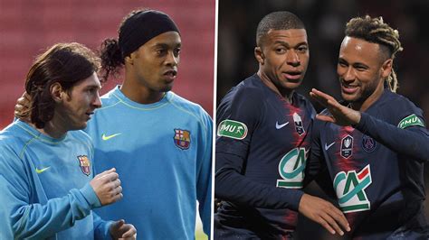 Ronaldinho Made Way For Messi At Barca Neymar Exit Would Allow Psg To