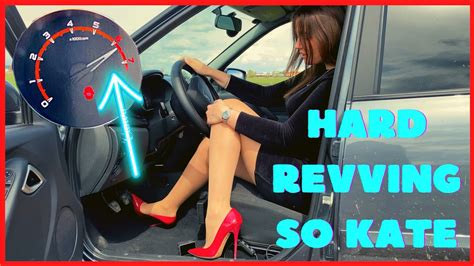 Tanya Hard Revving So Kate Hight Heels Trailer1 Pedal Pumping Revving