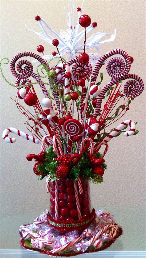 This item is unavailable | etsy. Candy Cane Candy Bouquet ~ Gift, Centerpiece for Parties ...