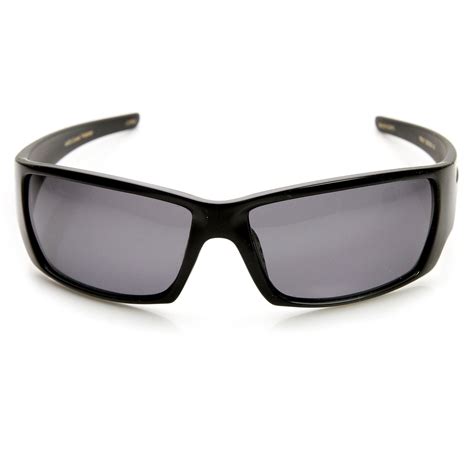 mens polarized lens outdoors action sports wrap acount sunglasses 9419 zerouv polarized lens