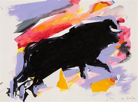 Bull Painting By Elaine De Kooning