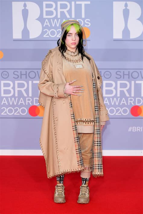 Billie Eilish Brit Awards 2020 • Celebmafia
