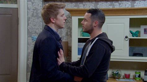 Emmerdale Robert And Aaron S Shower Antics Lead To A Big Dilemma