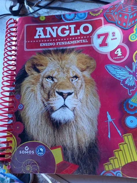 Apostila Anglo Ensino Fundamental 7 Ano Caderno 4 Livro Usado
