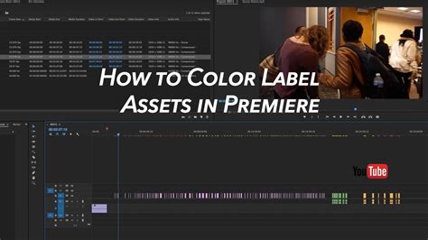 How To Color Label Assets In Premiere Adobe Premiere CC Tutorial