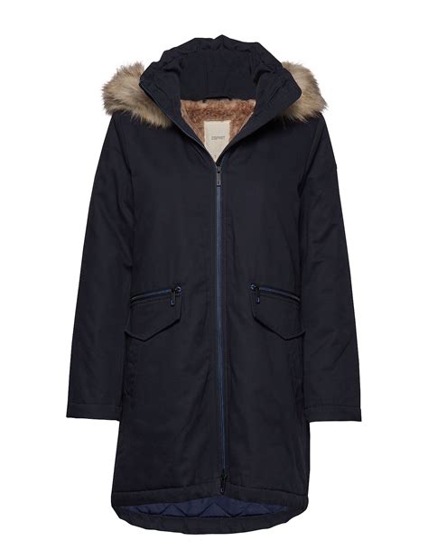 Esprit Casual Coats Woven Navy 97999 Kr Stort Udvalg Af Designer