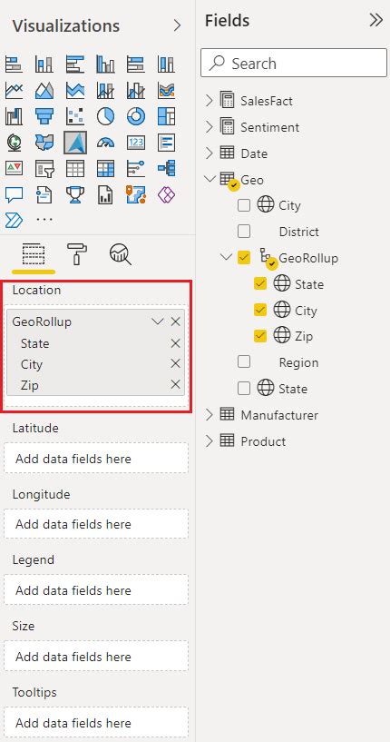 Geocoding In Azure Maps Power Bi Visual Microsoft Azure Maps
