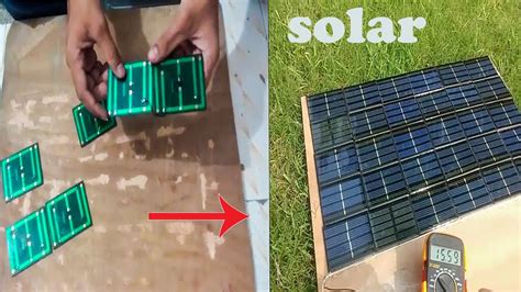 How To Make Solar Panel At Home With One Watt Cell Youtube