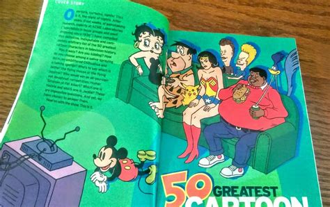 Tv Guide 50th Year August 3 9 2002 50 Greatest Cartoon Characters