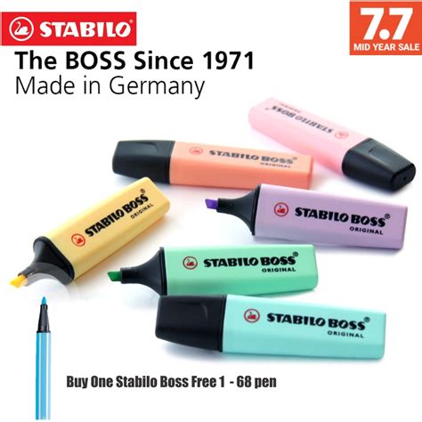 Buy 1 Stabilo Boss Original Pastel Highlighter Pen And Text Marker