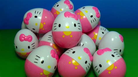 18 Hello Kitty Surprise Eggs Hello Kitty Fof Kids Mymilliontv Youtube