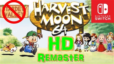 Harvest Moon 64 Remaster Nintendo Switch Discussion Youtube