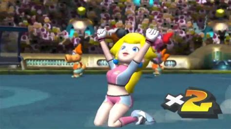 Super Mario Strikers Peachs Animations Home Youtube