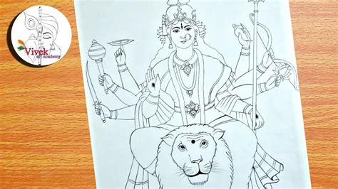 Update Durga Goddess Sketch Seven Edu Vn