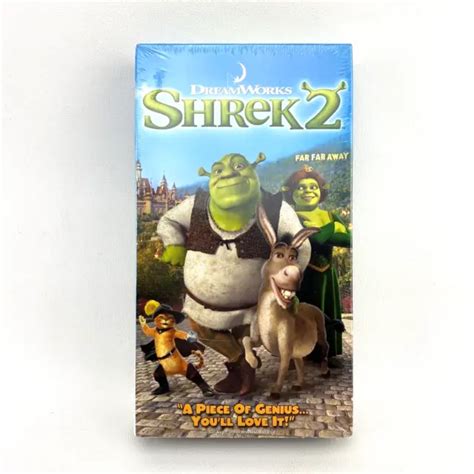 Shrek 2 Vhs 2004 Cameron Diaz Eddie Murphy Mike Myers Comedy Brand New