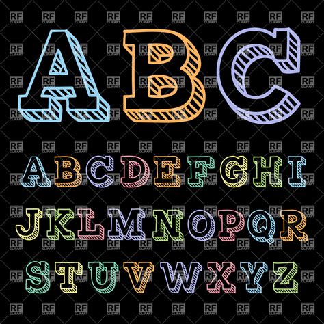 12 Shaded Alphabet Fonts Images - Letter Shaded Fonts ...