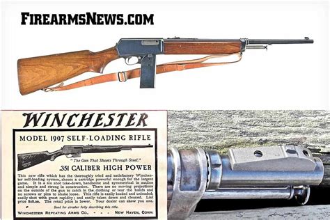 A Vintage Winchester 1907 In 351 Sl Historical Look Precise Shooters