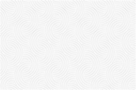 Free Vector Seamless White Interlaced Rounded Arc Patterned Background