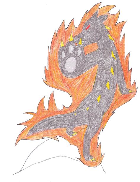 Fire Wolf By Shadowolf0913 On Deviantart