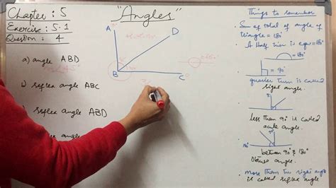 Chapter 5 Angles Exercise 5 1 Question No 4 YouTube