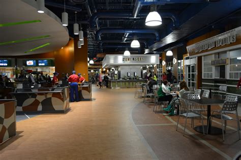 Located at walt disney world® resort, this 1 a food court with five stations offers a variety of american fare in a casual atmosphere. MouseSteps - End Zone Food Court Reopens at Disney's All ...