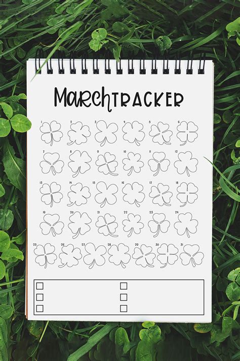 March Mood Tracker And March Habit Tracker Free Planner Printable