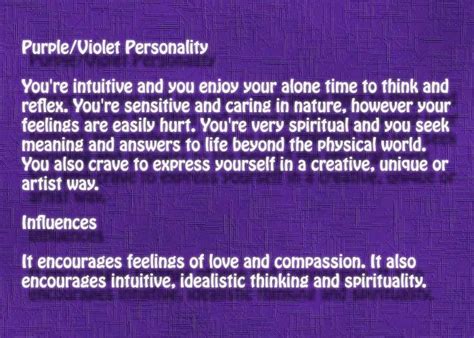 Purpleviolet Personality And Affects Aura Colors Meaning Purple Aura