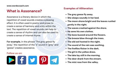 Assonance Meaning Definition Usage And Examples Word Coach
