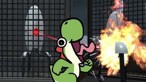 Yoshi Screaming Meme But Its A Turret From Portal Widescreen Youtube