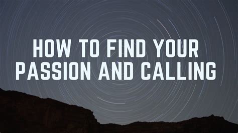 How To Find Your Passion And Calling In Life My Story Youtube