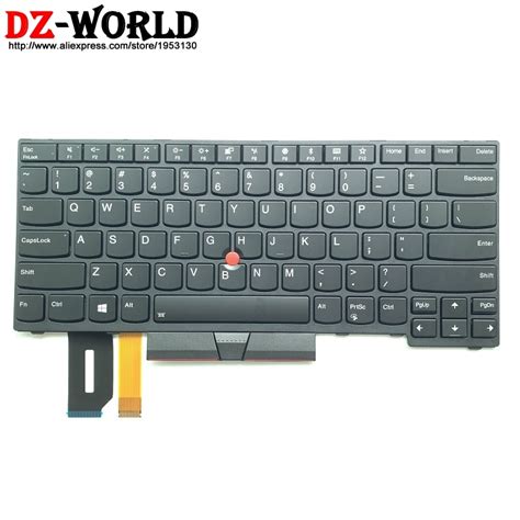New Original US English Backlit Keyboard For Lenovo Thinkpad E L