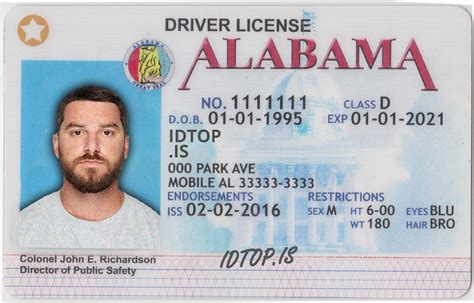 Alabama Fake ID | Buy Scannable Fake IDs | IDTop