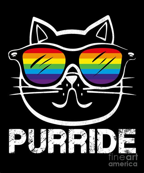 funny gay pride gay rights lgbt cat t digital art by lukas davis fine art america