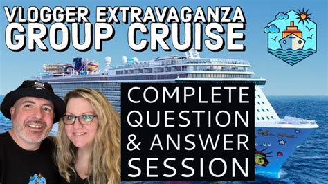 Vlogger Extravaganza Group Cruise Question & Answer Session😁#cruisevlog