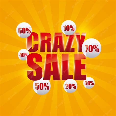 Premium Vector Crazy Sale