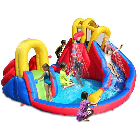 Buy Action Air Water Slide Inflatable Waterslides For Backyard Water